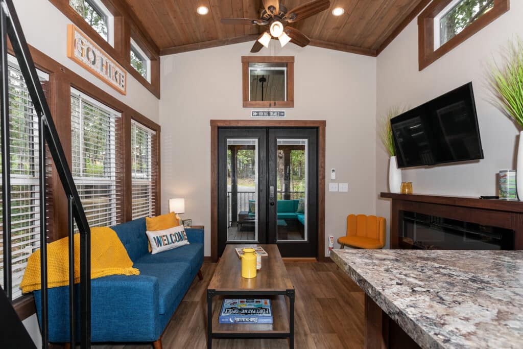 203 groundhog model living room